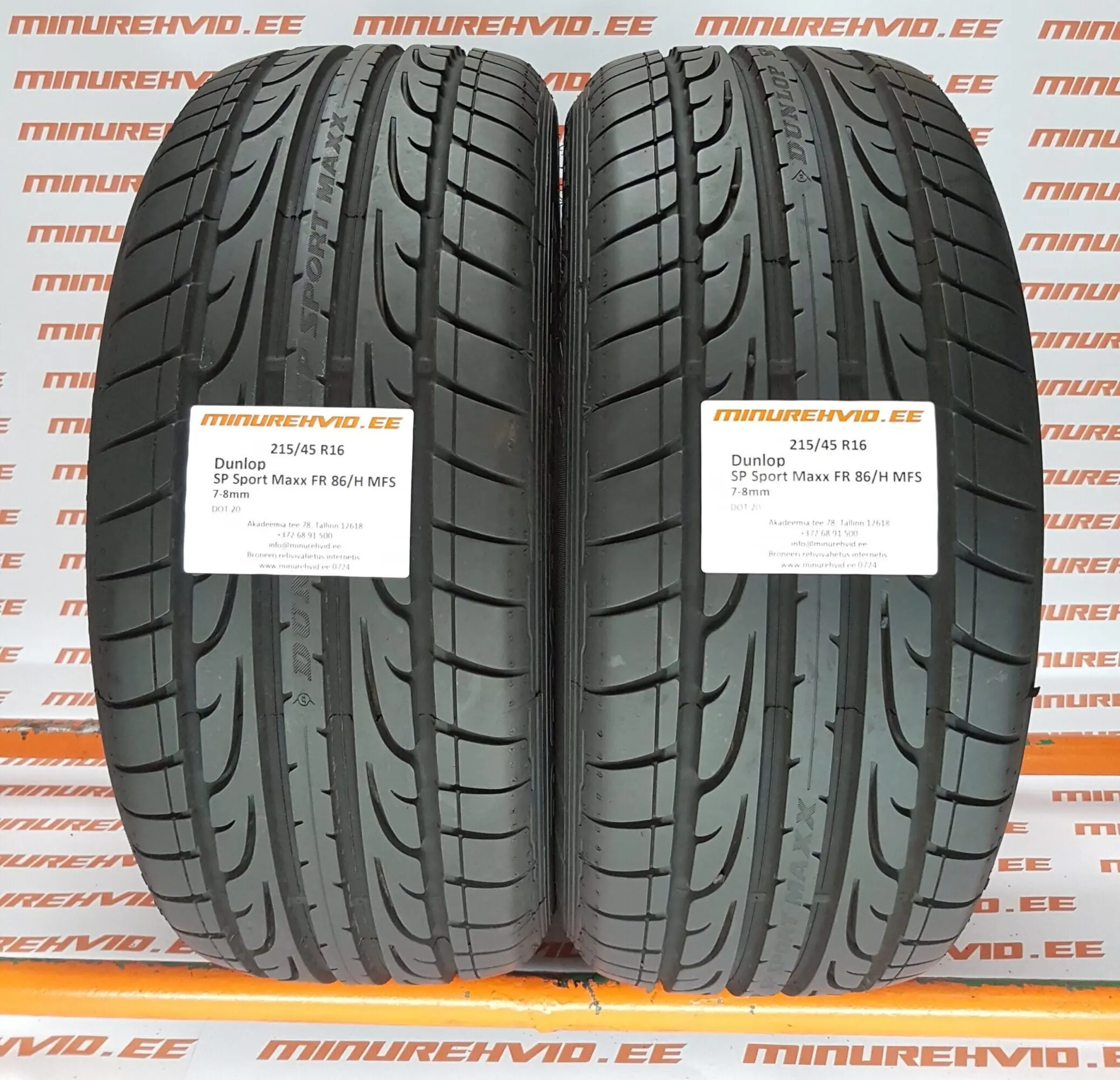 Used summer tire 215/45R16 Dunlop SP Sport Maxx FR 86/H