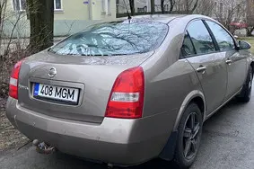 Müüa kasutatud auto Nissan Primera, 2006, 170 000 km, 1.8, 85 kW, bensiin, manuaal, esivedu, 408MGM, SJNBBAP12U2286544