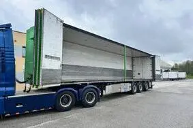 Müüa kasutatud haagis Ekeri SIDE OPENING + LAST AXLE STEERING + BOX HEATING, 2013, YF2T32SAGDKN31826