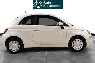 Fiat 500, 1.0, 51 kW, hübriid, manuaal, esivedu