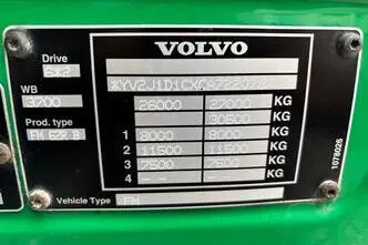 Volvo FMX330 6x2*4, 248 kW, diisel, automaat