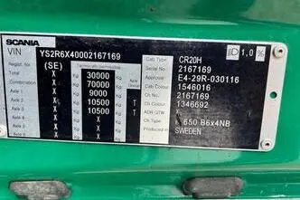 Scania R650, 478 kW, diisel, automaat