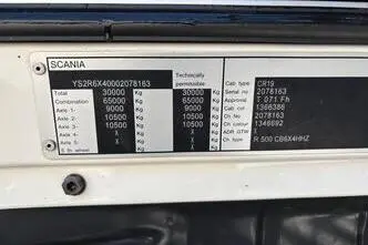 Scania R500, 368 kW, diisel, automaat