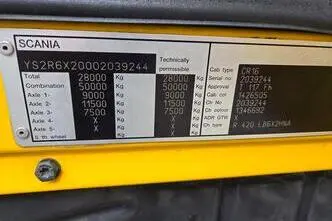 Scania R420, 308 kW, diisel, manuaal