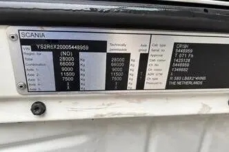 Scania R580, 427 kW, дизель, автомат