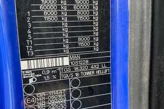 MAN TGS18.320, 235 kW, diesel, automatic