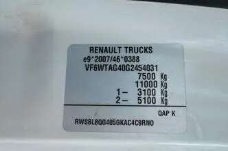 Renault D7,5, 130 kW, дизель, автомат