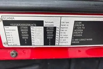Scania G480, 353 kW, diesel, automatic
