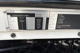 Scania R580, 427 kW, diesel, automatic
