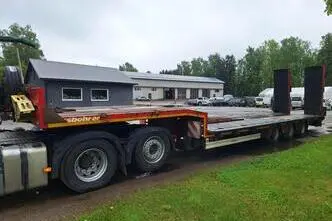 Kässbohrer 3-axel Lowbed + RAMPS