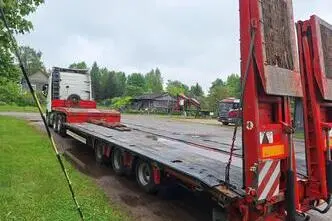 Kässbohrer 3-axel Lowbed + RAMPS