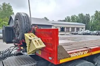 Kässbohrer 3-axel Lowbed + RAMPS