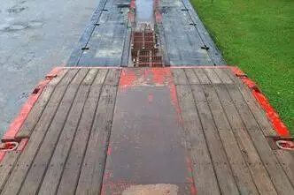 Kässbohrer 3-axel Lowbed + RAMPS