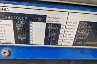 Scania R500, 368 kW, diesel, manual