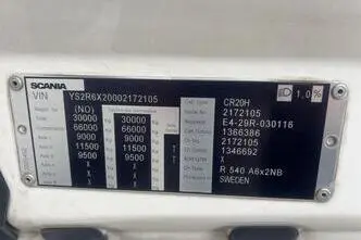 Scania R540, 397 kW, diisel, automaat