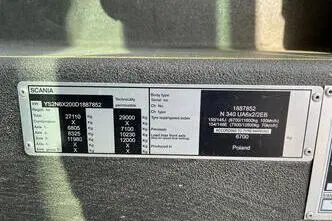 Scania N 340 Van Hool Exquicity 6x2, 250 kW, cng, автомат