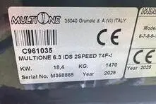 Multione 6.3iDS, 18.4 kW
