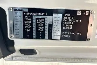 Scania P370, 272 kW, automaat