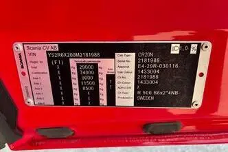 Scania R500, 368 kW, diisel, automaat