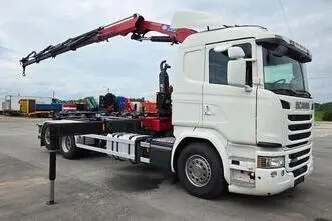 Scania G450 6X2*4 HMF 2120, 331 kW, дизель, автомат