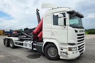 Scania G450 6X2*4 HMF 2120, 331 kW, дизель, автомат