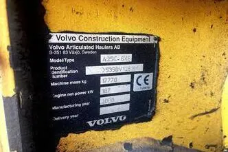 Volvo A25C, 187 kW, diisel