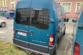 Opel Movano, 2.5, 84 kW, diisel, manuaal, esivedu