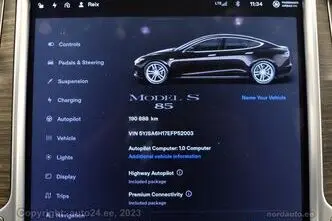 Tesla Model S, 69 kW, электричество, задний привод