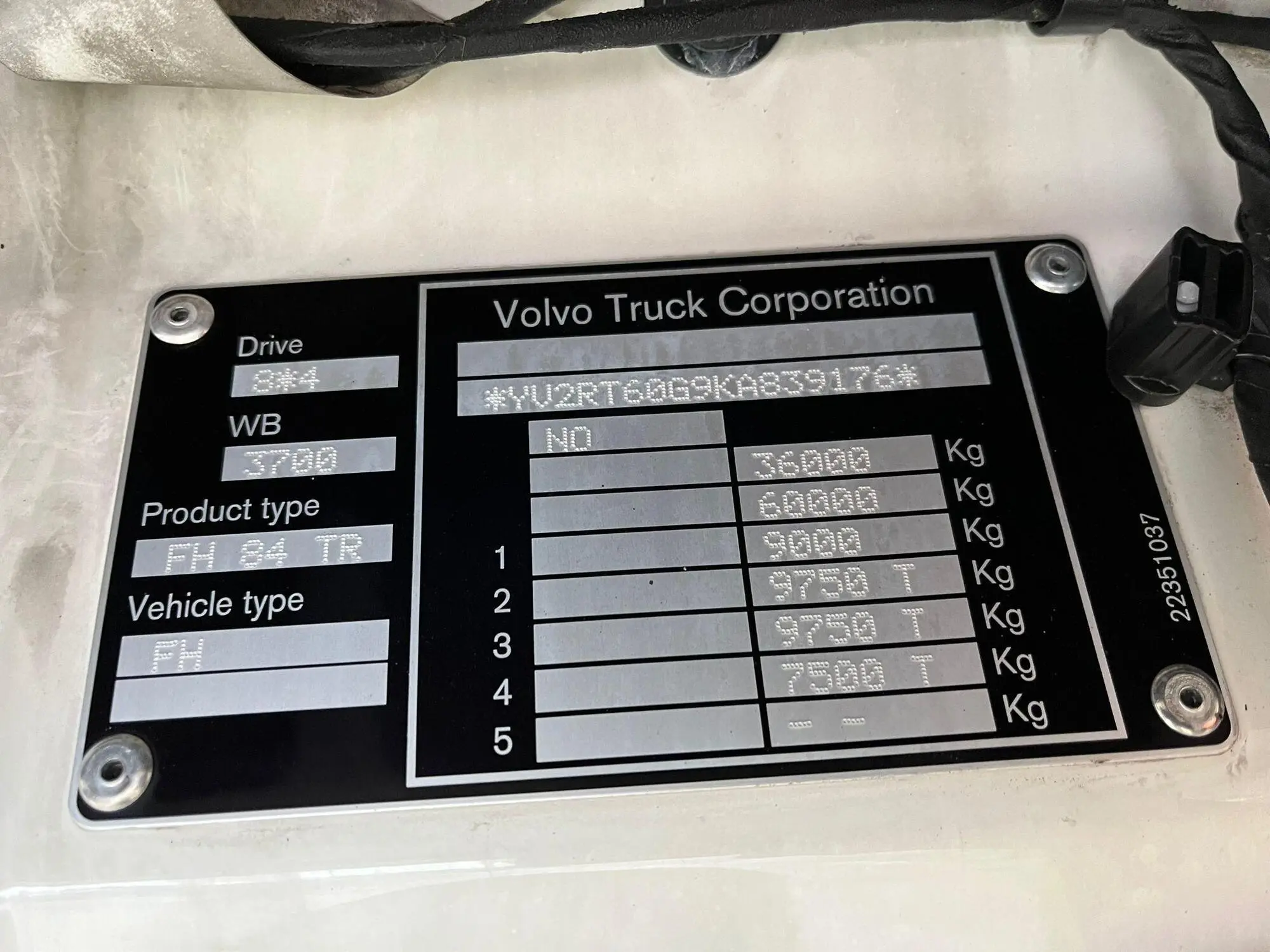 Volvo FH 540 8x4*4, 405 kW, diisel, automaat