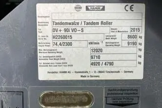 Hamm DV+ 90i VO-S, 74.4 kW, дизель