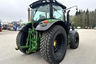 John Deere 6125R + Trima Front Loader +3.1p, 93 kW, diisel, automaat