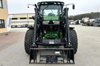 John Deere 6125R + Trima Front Loader +3.1p, 93 kW, diisel, automaat