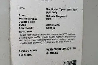 Schmitz SCHMITZ CARGOBULL GOTHA 28 cbm3