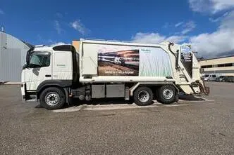 Volvo FM410 6X2*4 + VEB + 2 CHAMBER PRESS, 308 kW, diesel, automatic