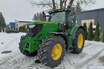 John Deere 6215R, 188 kW, diisel, automaat