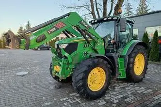 John Deere 6155R, 144 kW, diisel, automaat