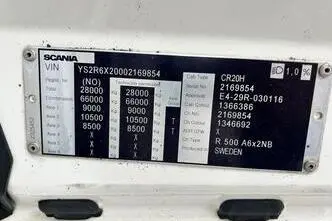 Scania R500, 368 kW, diisel, automaat