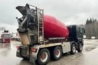 MAN TGS 35.480 8X4 EURO6 + INTERMIX 8,5M3 + FULL STEEL, 353 kW, дизель, автомат