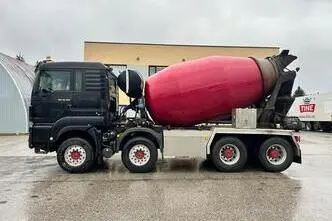 MAN TGS 35.480 8X4 EURO6 + INTERMIX 8,5M3 + FULL STEEL, 353 kW, дизель, автомат