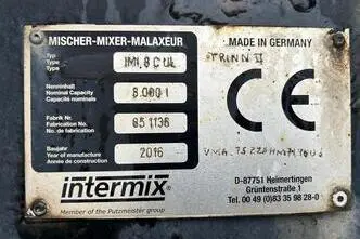 MAN TGS 35.480 8X4 EURO6 + INTERMIX 8,5M3 + FULL STEEL, 353 kW, дизель, автомат