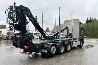 Mercedes-Benz AROCS 3263 8X4*4 + RETARDER + BERGS FEGEN CRANE, 460 kW, diisel, automaat