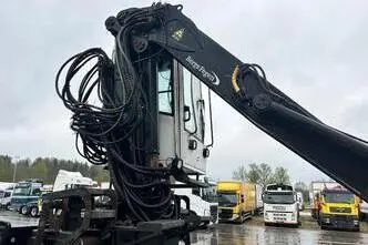 Mercedes-Benz AROCS 3263 8X4*4 + RETARDER + BERGS FEGEN CRANE, 460 kW, diisel, automaat