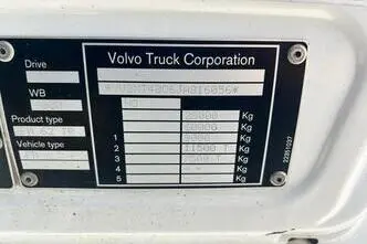 Volvo FM500 6X2 EURO6 + VEB + LIFT, 375 kW, diisel, automaat