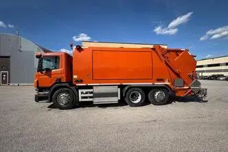 Scania P280 6X2*4 CNG GAS + NTM 2-CHAMBER PRESS, 206 kW, diisel, automaat