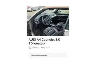 Audi A4, 3.0, 171 kW, diisel, automaat, nelikvedu