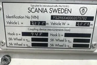 Scania R560, 412 kW, diisel, automaat