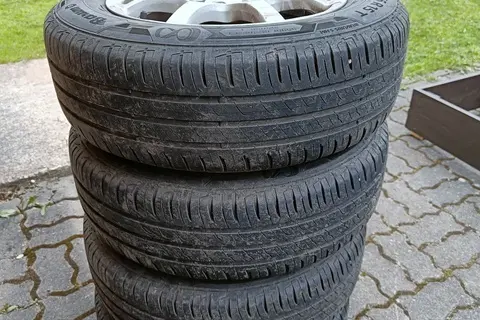 Used summer tire 195/65R15 Barum + Veljed 5x114,3