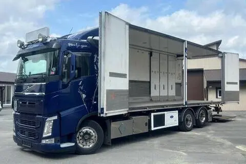 Volvo FH500 6X2*4 -OPEN SIDE -RETARDER -CARRIER SUPRA 1150, 375 kW, дизель, автомат
