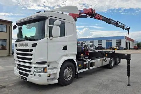 Scania G450 6X2*4 HMF 2120, 2016, 331 kW, дизель, автомат