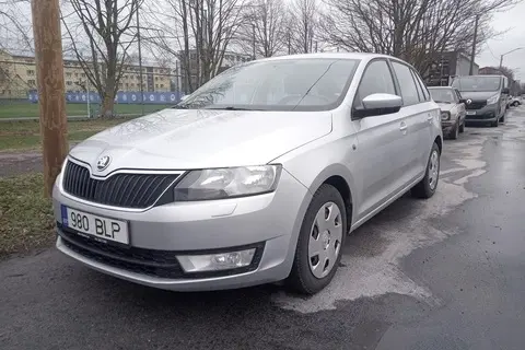 Anda rendile подержанный автомобиль Škoda Rapid, 2014, 1.2, 63 kW, бензин, механическая, передний привод, 980BLP